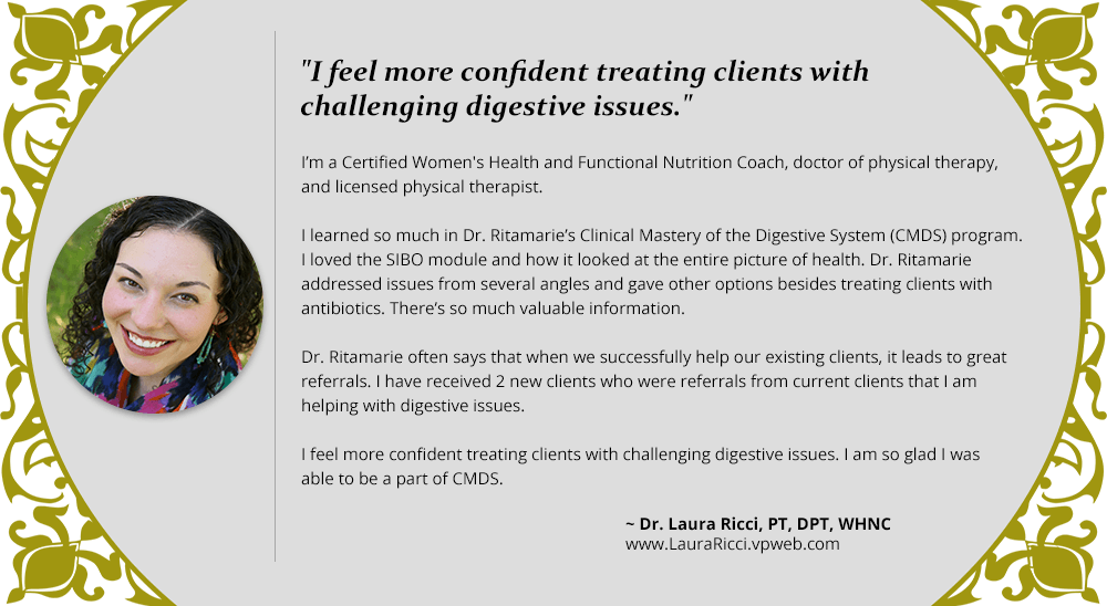 Clinical Mastery of the Digestive System (CMDS) - Dr. Laura Ricci