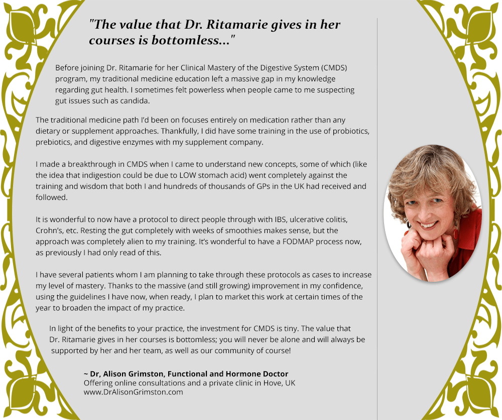 Clinical Mastery of the Digestive System (CMDS) - Dr. Alison Grimston